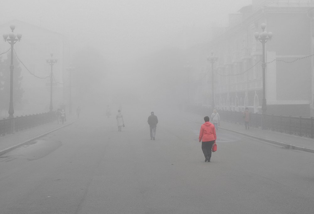 Foggy Morning in the City