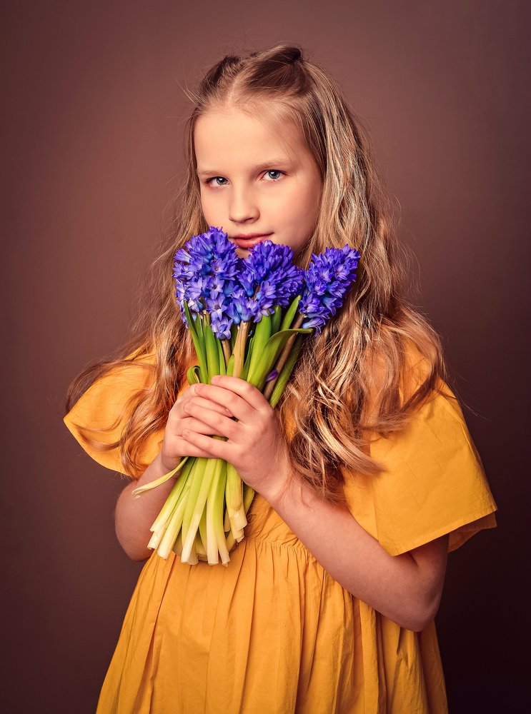 Портрет с гиацинтами