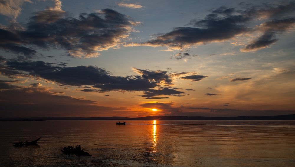 Вечерняя рыбалка на Енисее