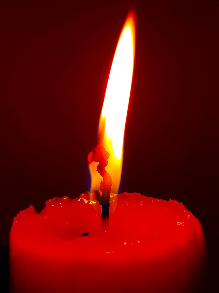 The warmth of the candle