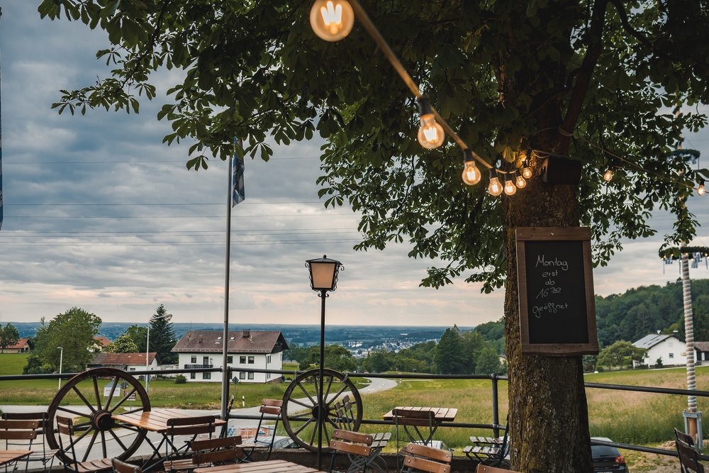 Summer cafe in Germany.