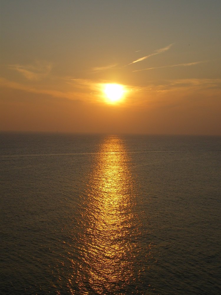 Le soleil en face