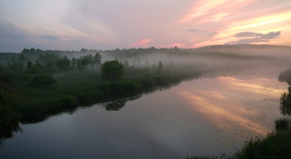 Туманно-закатное...