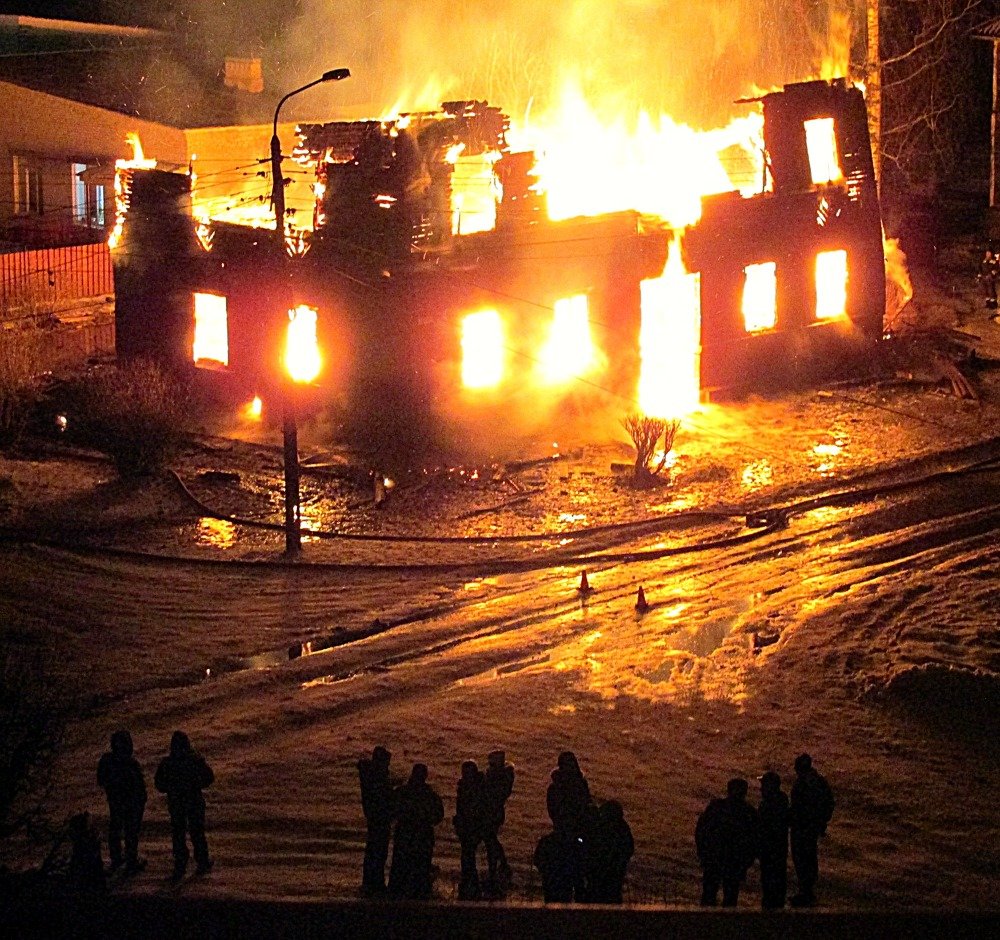 Пожар в Дуброве.