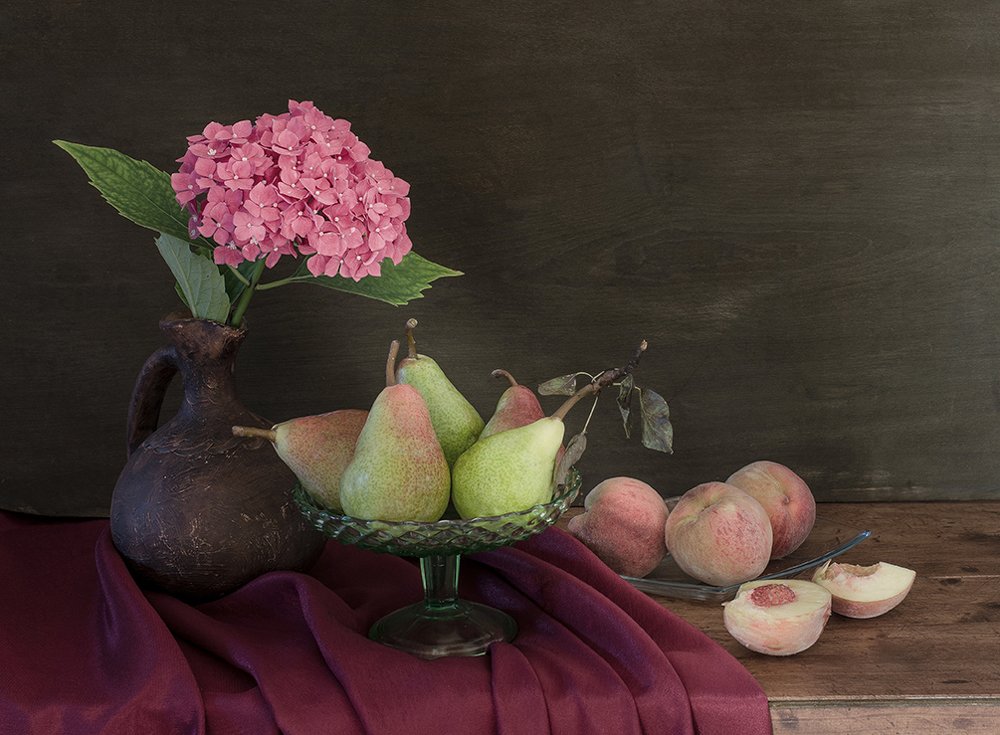 С гортензией