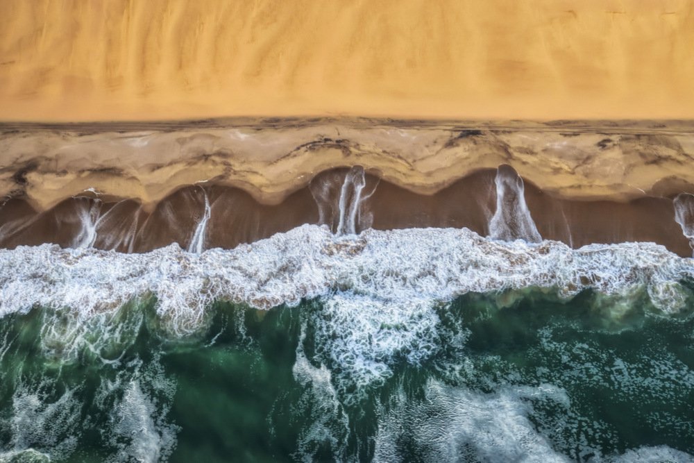 Where ocean meets desert.