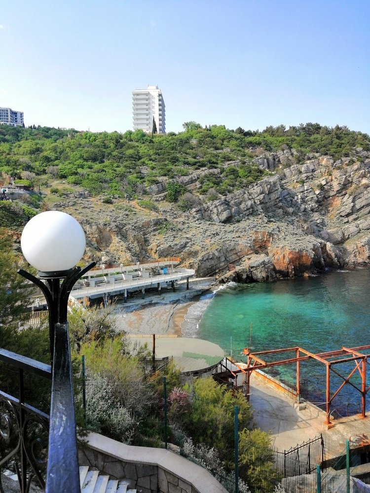 Крым Гаспра вид сверху