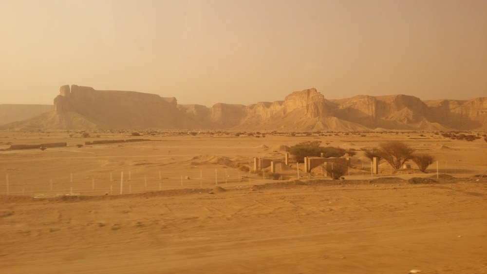 The mountain rock