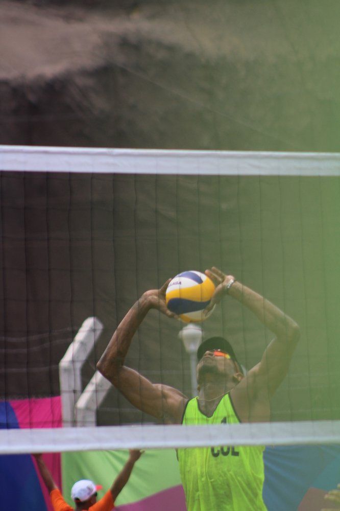 Jugador colombiano de volley playa
