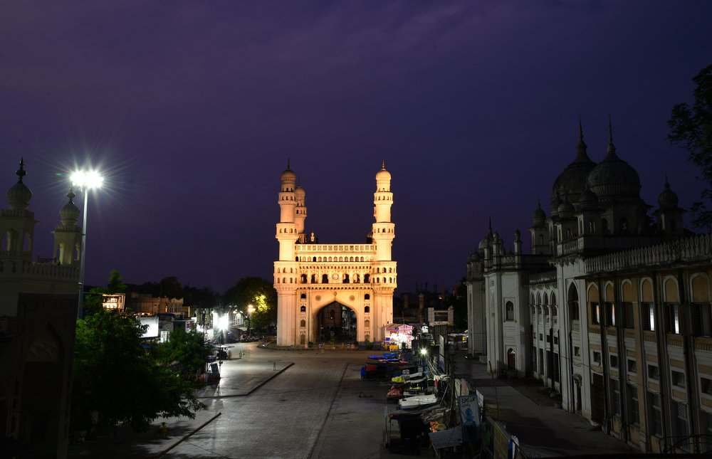 Lockdown period in Hyderabad.