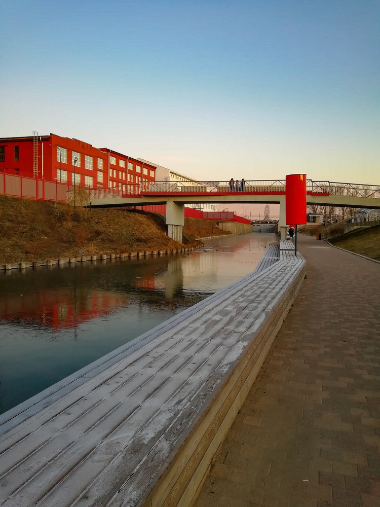 Тульская набережная. Embankment in Tula.