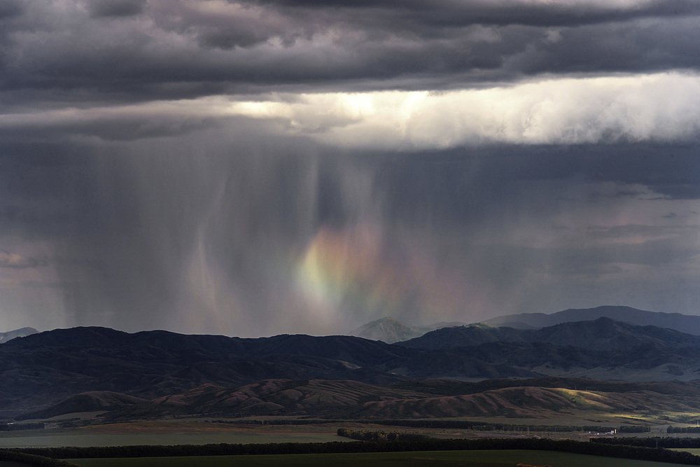 Гроза и радуга