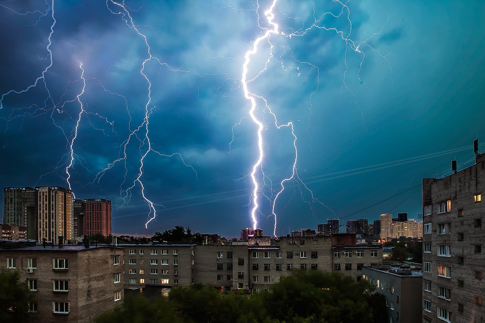 Ночной городской пейзаж