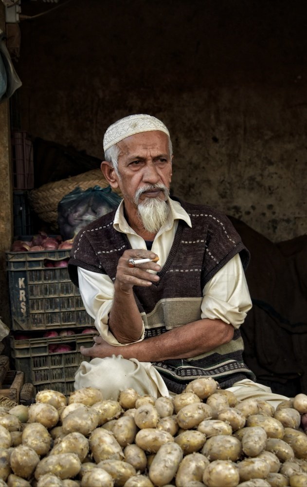 Street Portrait of a Old Man.