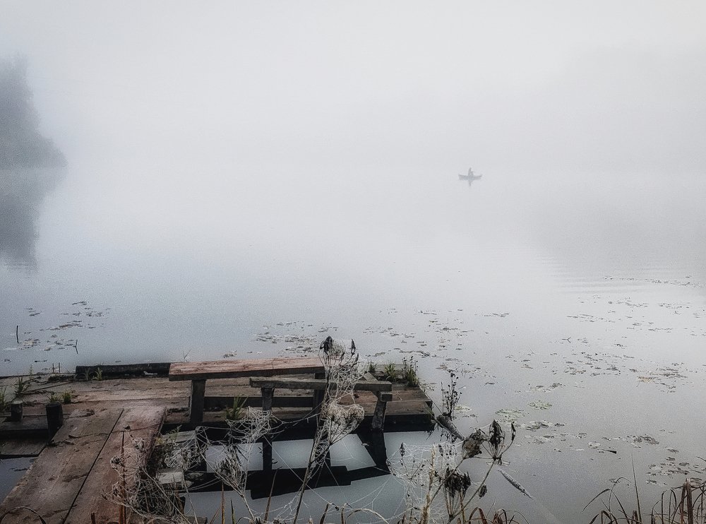 Раннее утро на озере