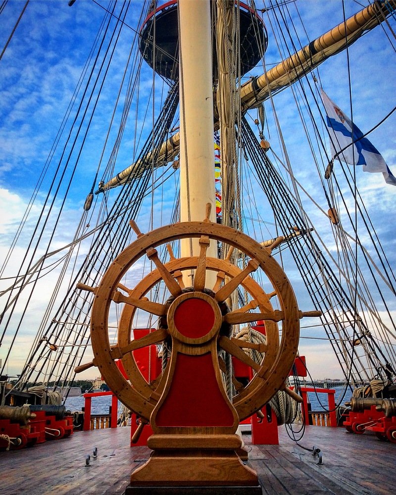 Фрегат Полтава рулевой