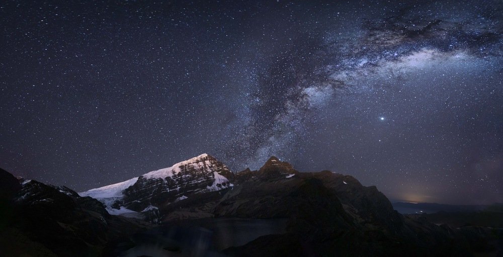 Milky Way over Mururata