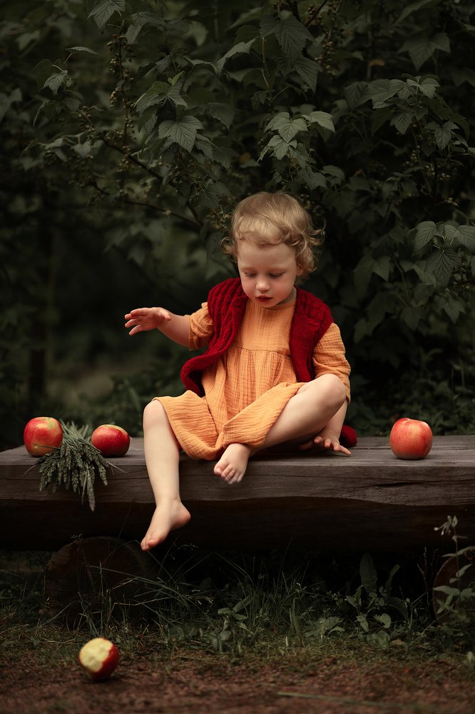 Bright summer in the village