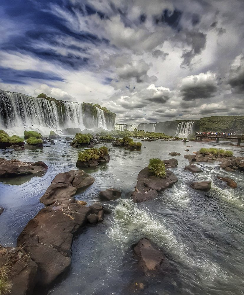 Iguazu River and Falls