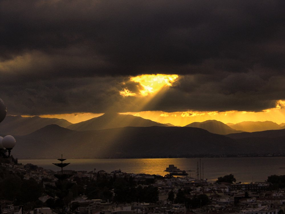 Atardecer en Nafplio.