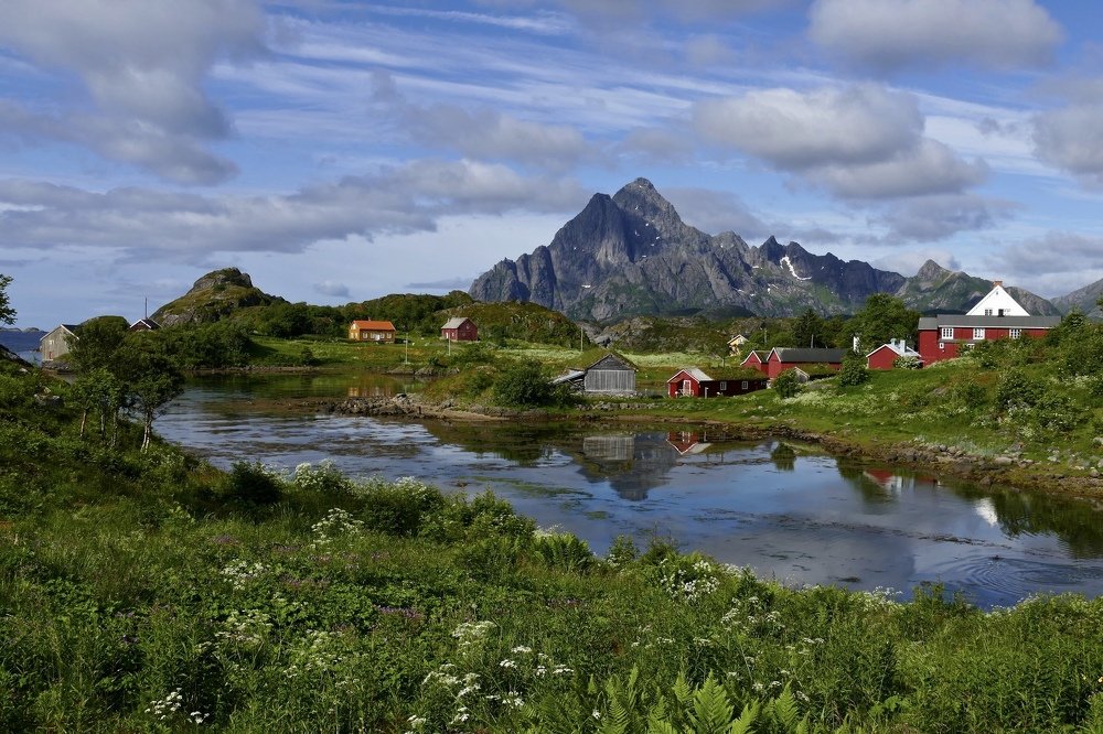 Sunny day in Lofoten