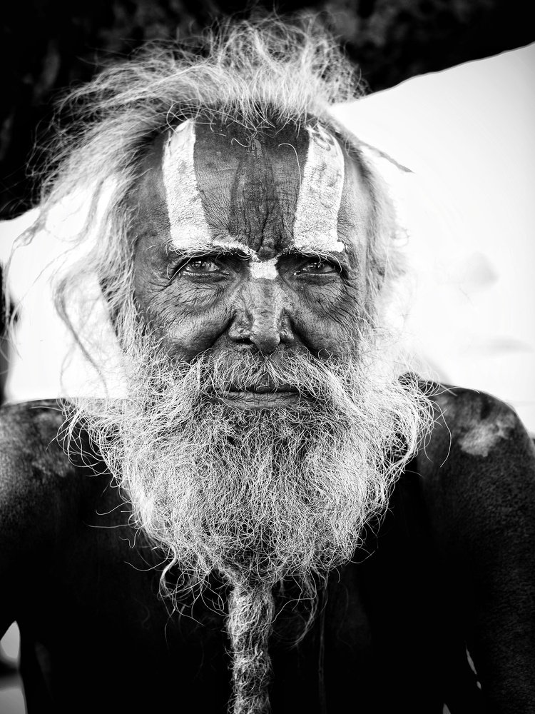 Face in the streets of India