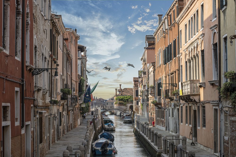 Empty Venice street