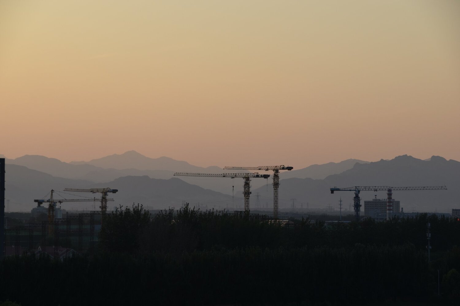 At dusk