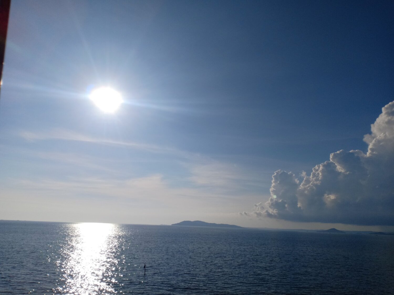 The Sun beyond the sea