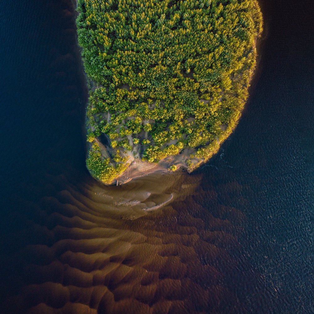 Остров Птичий, река Волга, Самара.