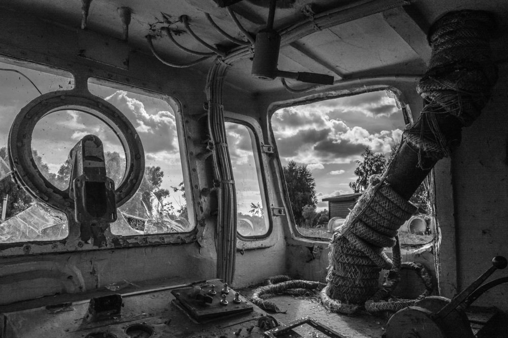 Старый катер