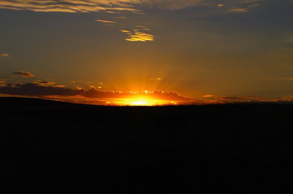 Закат над Букобайским Яром