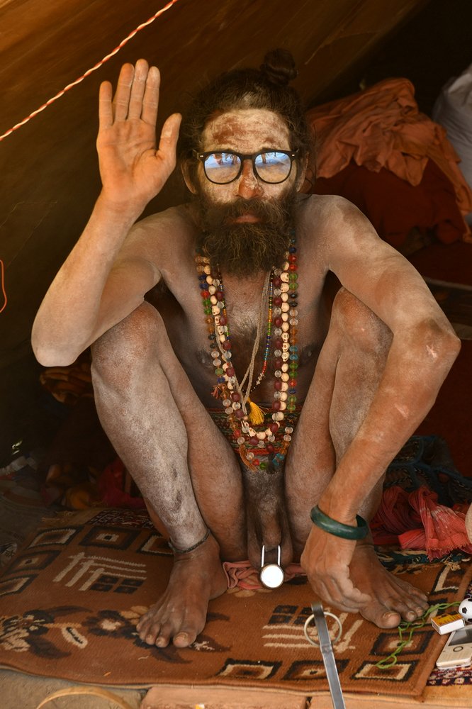 SADHU BABA AT KUMBH MELA