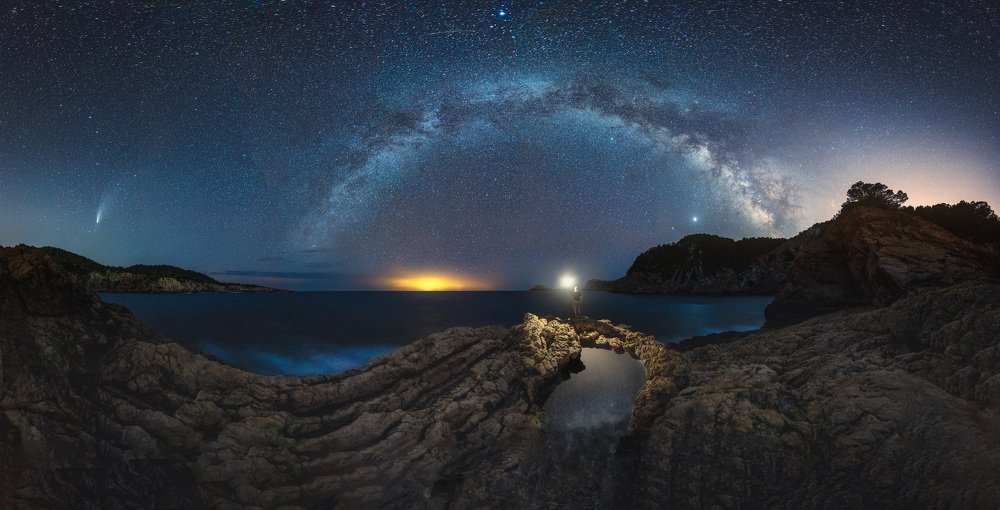 The Milky Way with Neowise