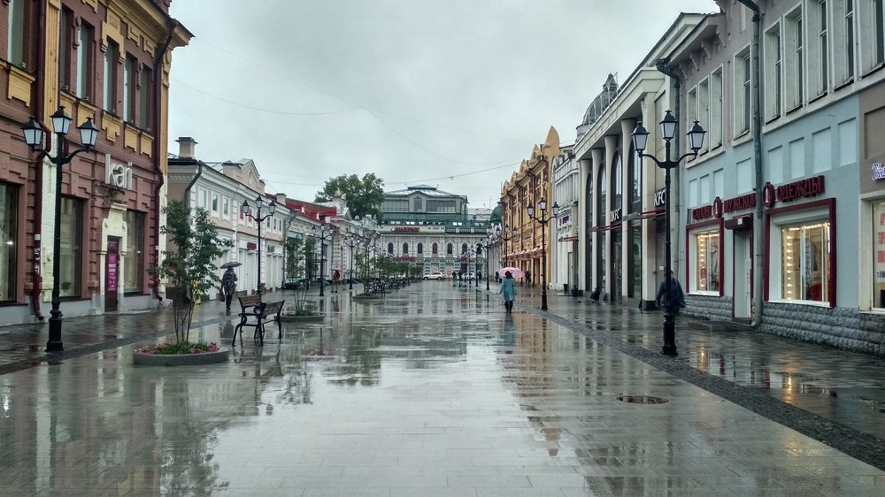 пешеходная улица Урицкого, г. Иркутск.