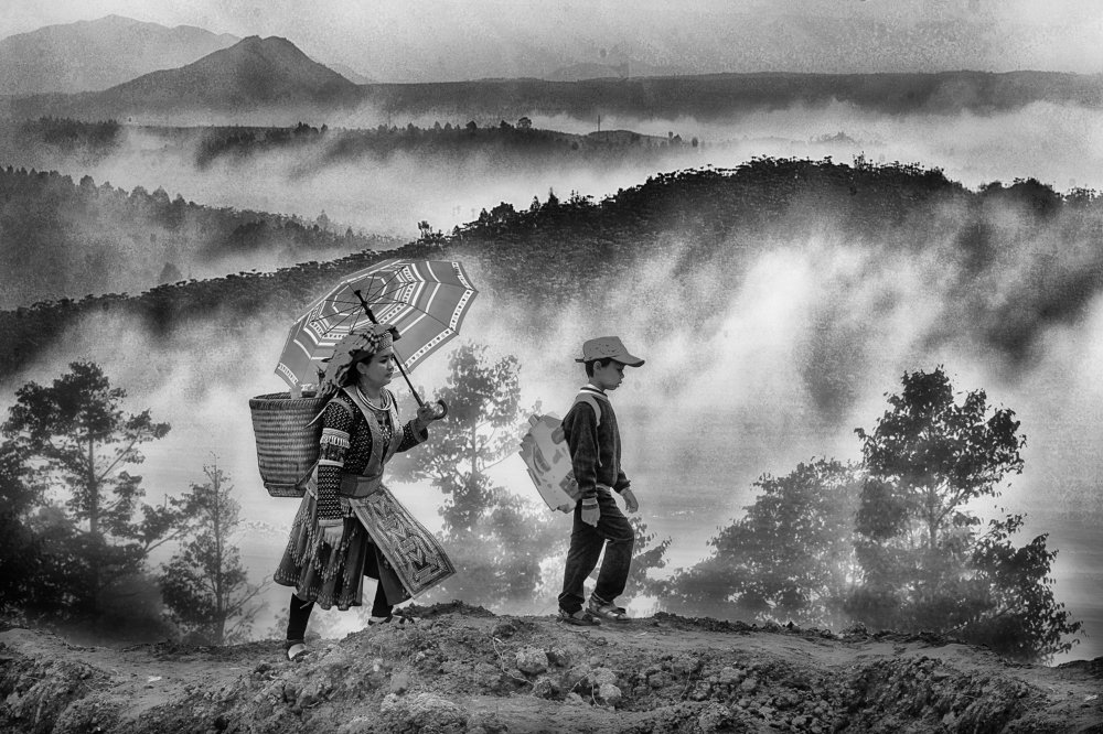 Đưa con đến trường