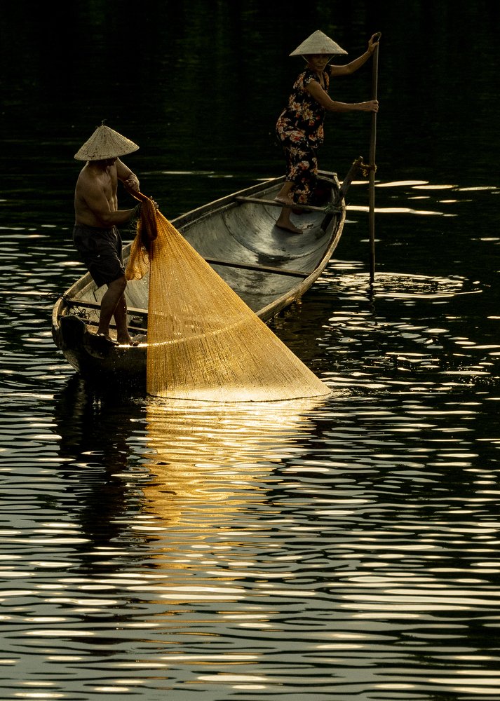 the old fisherman and the golden net