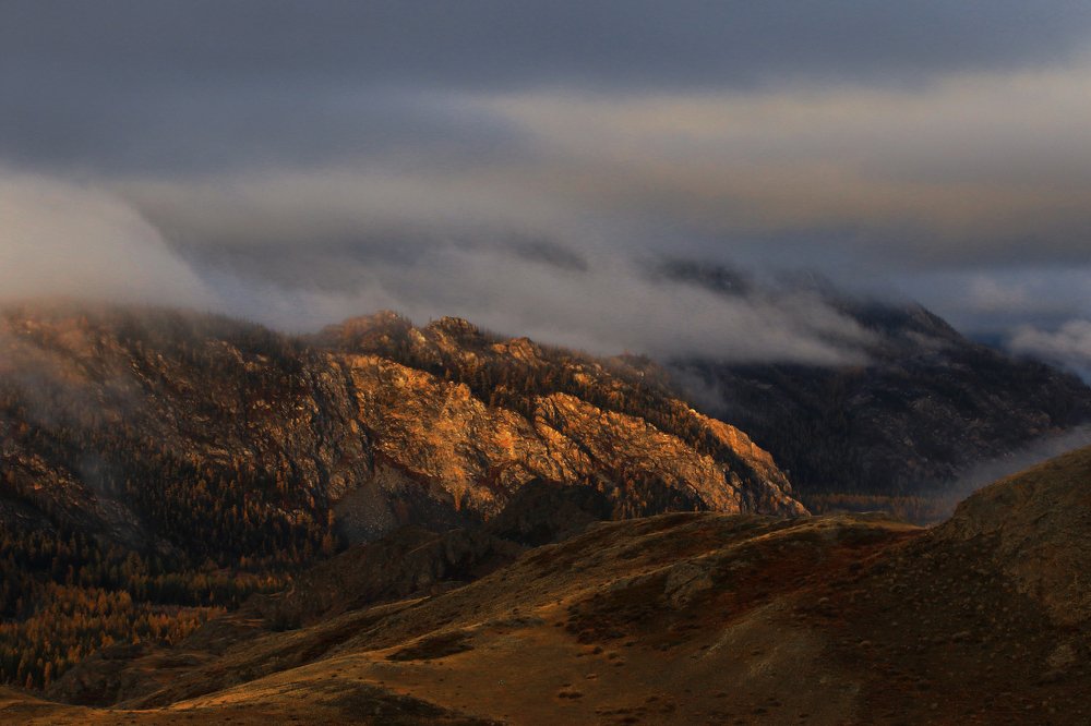 Урочище Таджилу на рассвете