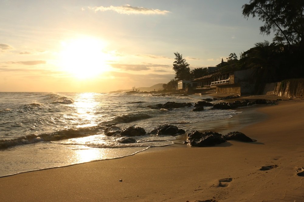 Закат в рыбацкой деревне Муй Не, Вьетнам