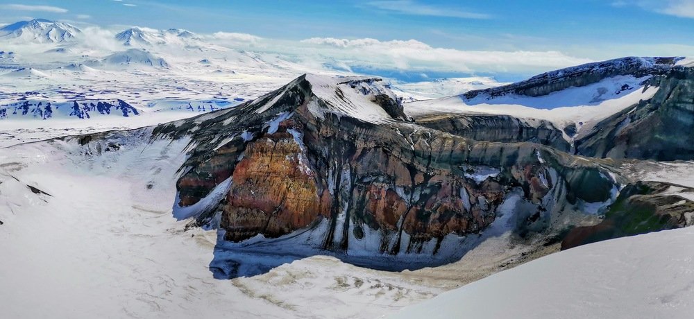 Кратер вулкана ,,Горелый,, Камчатка