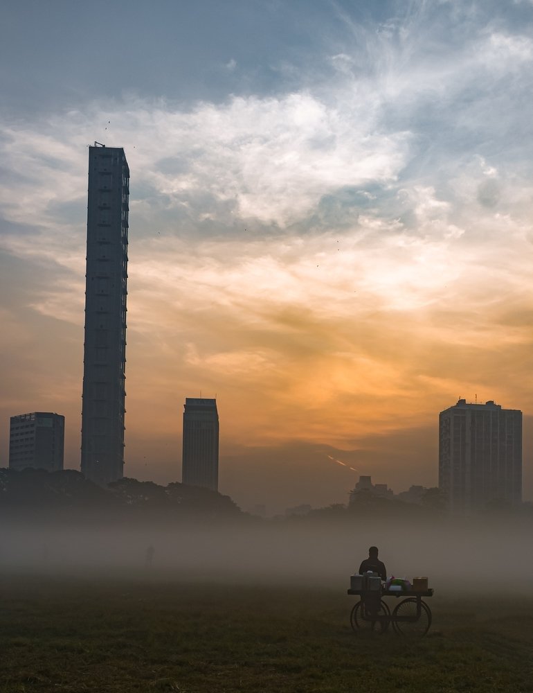 Early Morning Beauty Of Maidan