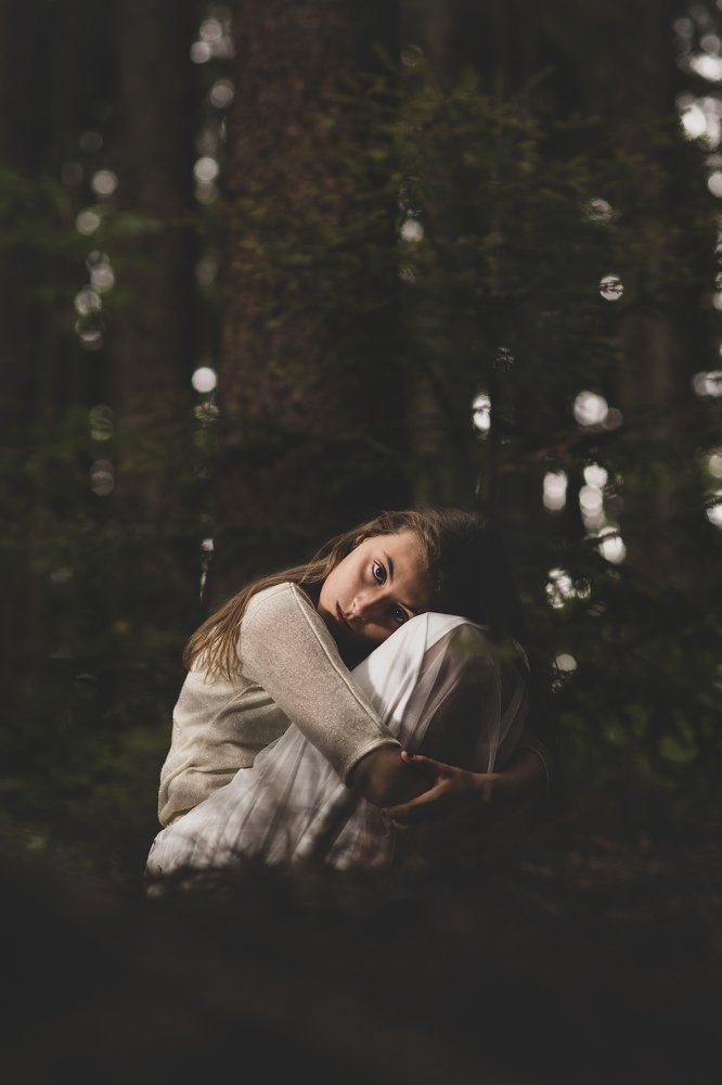 Alone in the wood