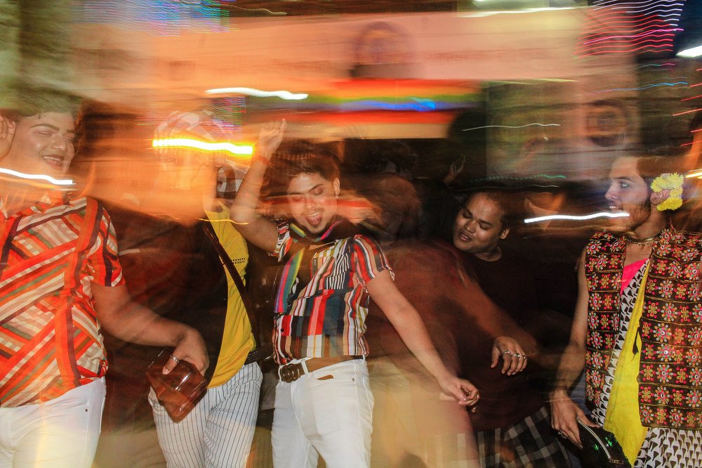 Dancing in the Kolkata Rainbow pride walk 2019