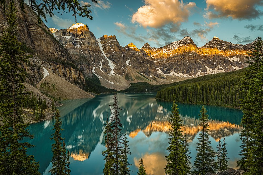Reflections at Moraine Lake