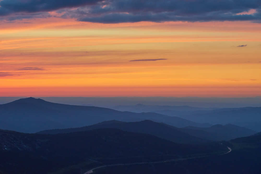 Чернично-малиновые горы.