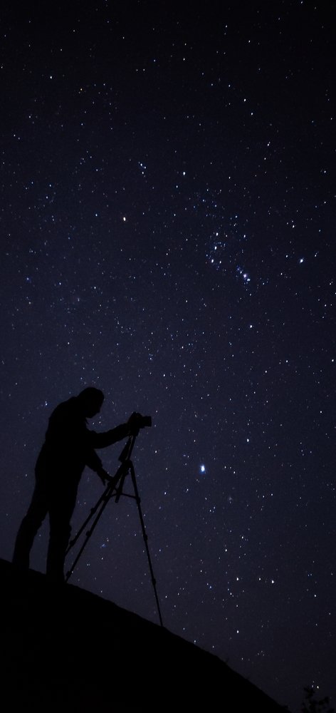 The man under the stars