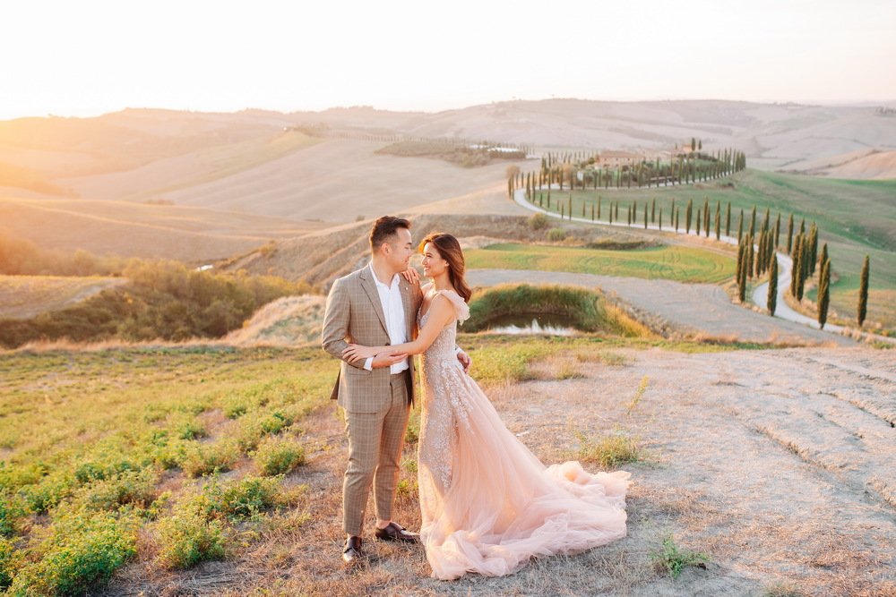 Wedding day in Tuscany