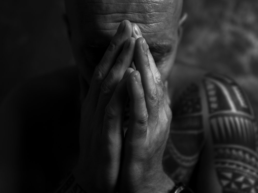 Усталость(автопортрет)