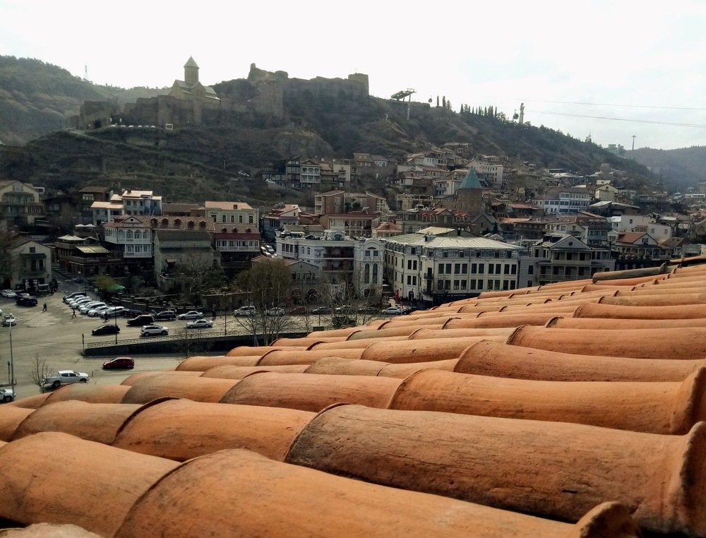 Warm Tbilisi roofs