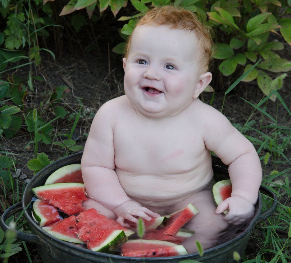 У бабули в огороде